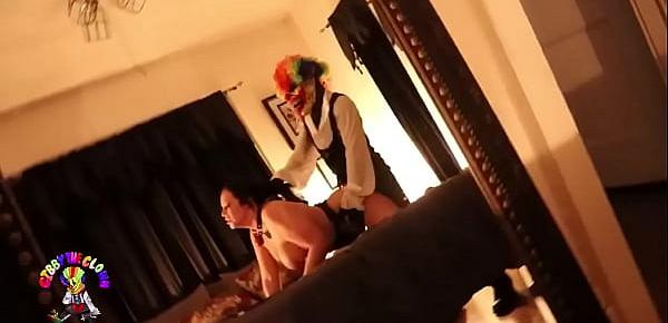  Gibby The Clown fucks Mandi May in a sex dungeon